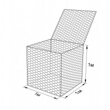 Габион ГСИ-К-1,0х1,0х1,0-С100-2,7-ЦАММ
